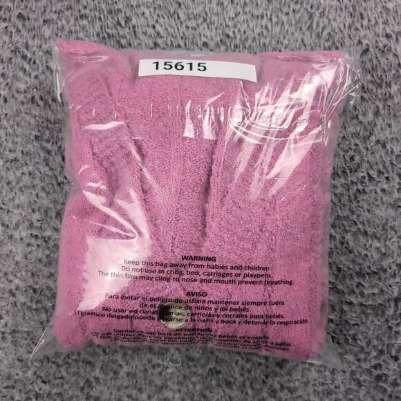 Pink Diamond Sweater Women Medium Pink Cardigan Wool Blend Boho Sheik Casual - Picture 7 of 7